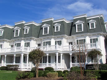 Rent near golf, beaches, great fishing spots and Victorian homes in Cape May.